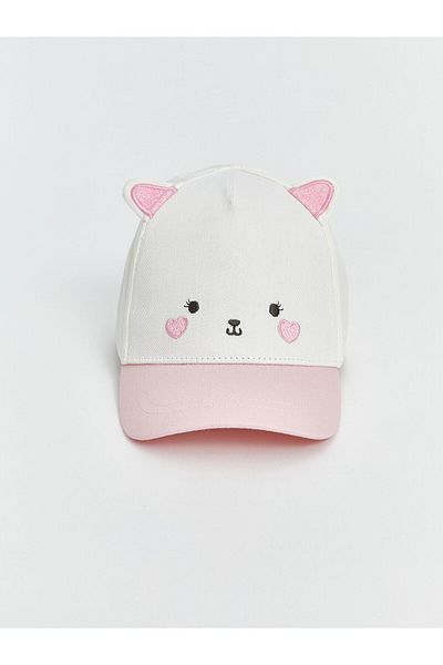 LC Waikiki Baby Girl Cap Hat with Animal Figure