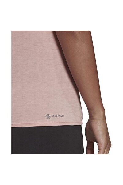 adidas T-shirt adidas Wms Trainicons 3-stripes Wonder, Pink, Women