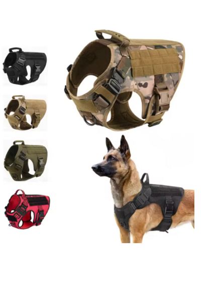BROSK9 Tactical Chest Harness Camouflage Patterned
