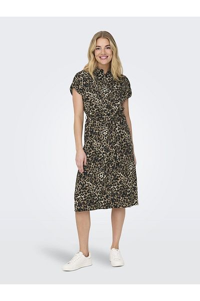 ONLY Hemdblusenkleid ONLHANNOVER Langes Kleid
