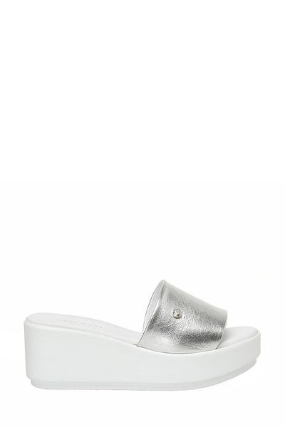 Nine West Γυναικείες παντόφλες CASSE 3FX Silver