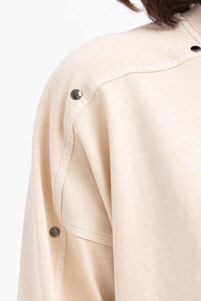 ALLDAY Beige ribbed trouser set