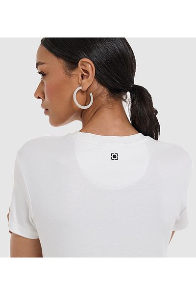 BCBG T Shirt With Logo Embroidery At Back For Women