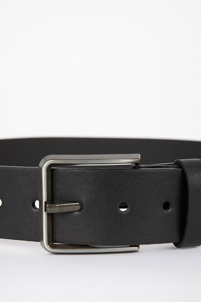 DeFacto Men's Faux Leather Wide Jean Belt V2138azns