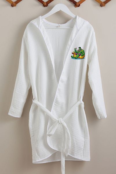 Tuğba Kuğu 4 Layer Muslin Bathrobe - Summer Vibes