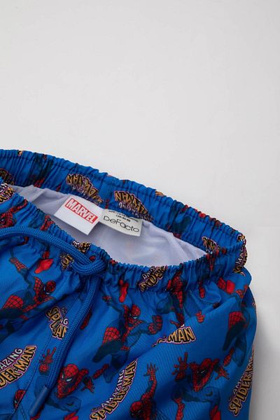 DeFacto Pantaloni scurți pentru bebeluși Marvel Comics Sea B9669A524SM