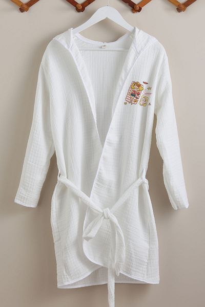 Tuğba Kuğu 4 Layer Muslin Bathrobe - Summer Vibes