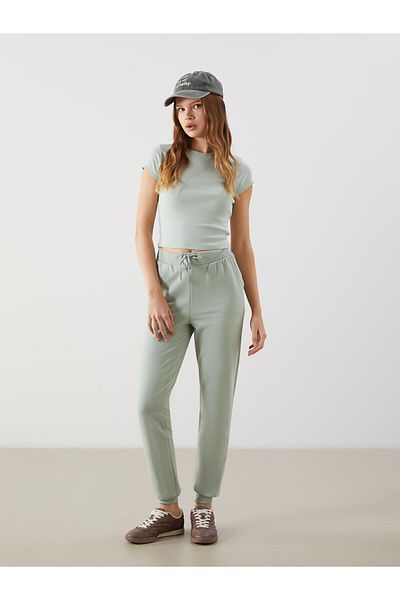 LC Waikiki Pantaloni de sport Jogger pentru femei cu talie elastică