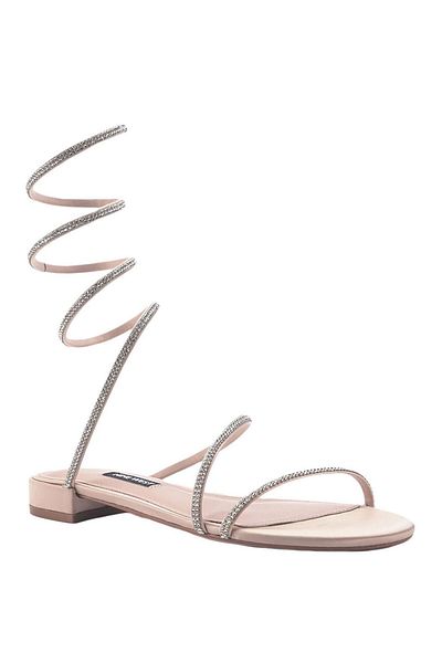 Nine West Logan 3Fx Beige Women's Flat Sandals
