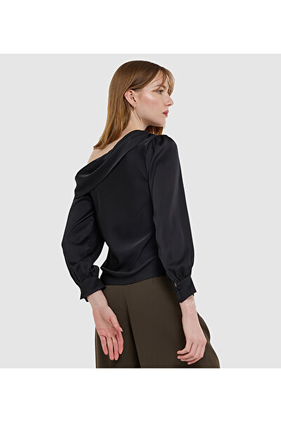 BCBG WOMENS-WOVEN BLOUSE