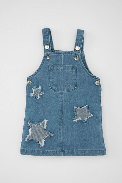 DeFacto Rochie de jeans fără mâneci ruptă pentru fetiță B8219A524SM