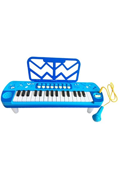 Salamandra Kids Малък музикант електронен орган с микрофон, син