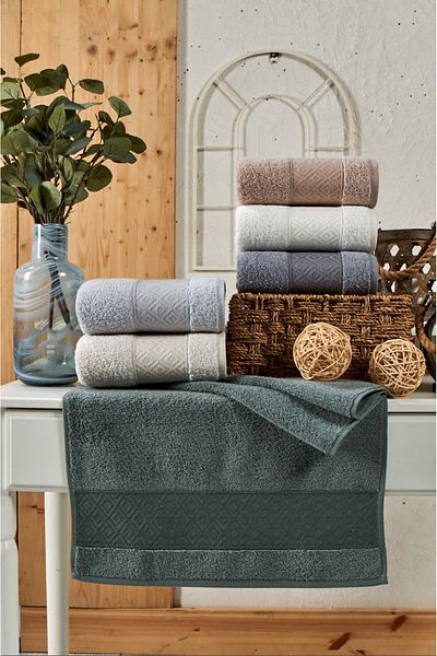 Şıkel Şikel 6 Pack Cotton Towels 50*90Cm Alvin