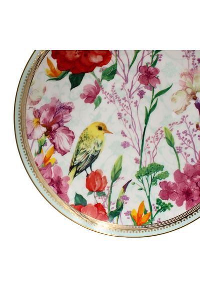 Hoff Interieur Plato din porțelan, Hoff Interieur, 20 cm, colecția Lovely Bird