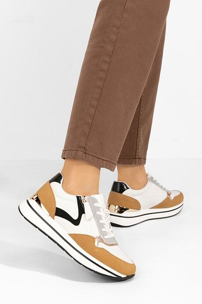 B T Shoes Sneakers dama Marilou albi