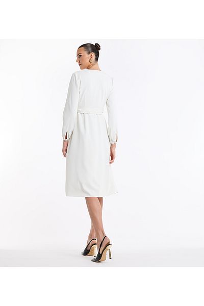 BCBG WOMENS-WOVEN DRESS