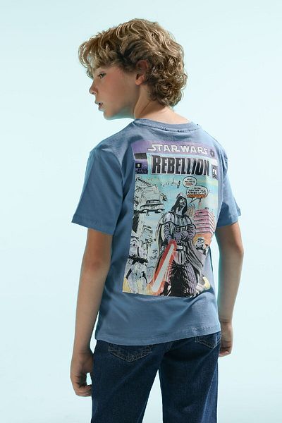 DeFacto Tricou cu mânecă scurtă pentru băieți Star Wars B7221a824sm