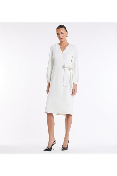 BCBG WOMENS-WOVEN DRESS