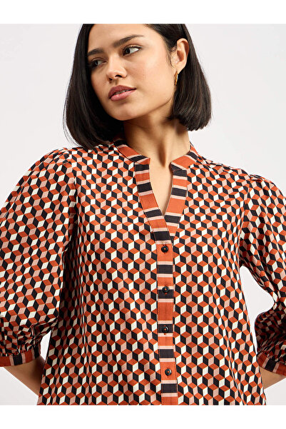 Salt Attire Collared Stylish Women's Top Elegant Versatile & Comfortable Casual Wear