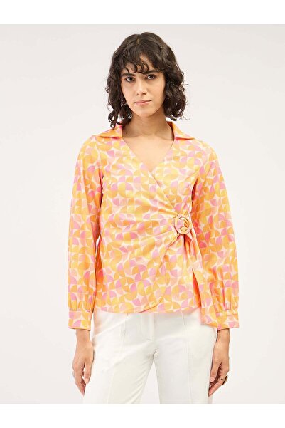 Salt Attire Collared Stylish Women's Top Elegant Versatile & Comfortable Casual Wear