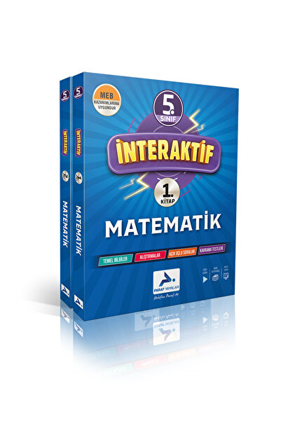 paraf yayınları Paraf 5.Sınıf İnteraktif Matematik Çalışma Kitabı