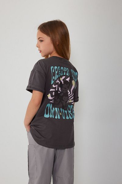 DeFacto Disney Mickey & Minnie Girls Oversize T-Shirt - Crew Neck, Short Sleeve C1031A824Sm