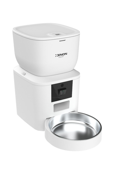 Xenon Smart Akıllı Otomatik Kedi Mama Kabı 4l Mobil Kontrol Fhd Kamera Çift Y...