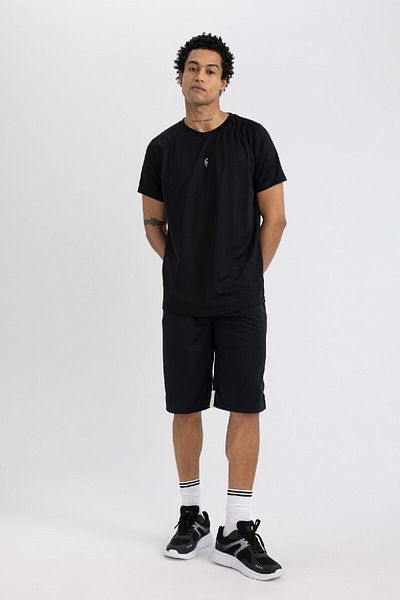 DeFacto Passform Standard Fit Sport Shorts mit kurzem Bein C1968ax24sp