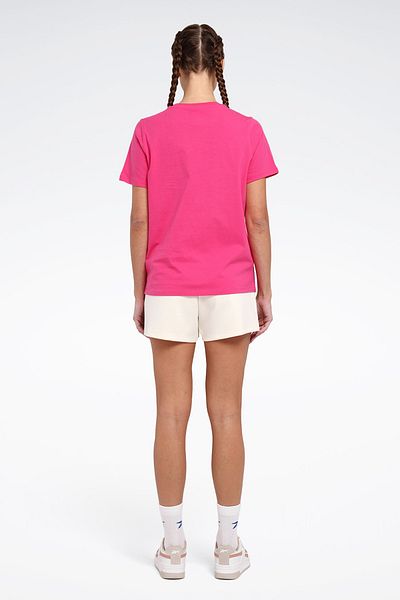 Reebok ΝΕΟ ID REG TEE Ροζ γυναικείο κοντομάνικο μπλουζάκι