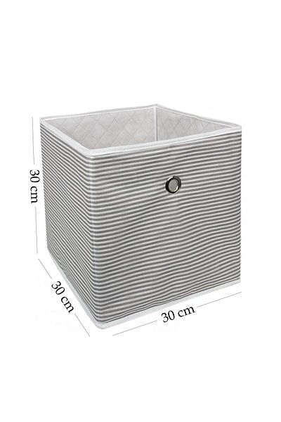 Pikas Gray Nano Technology Waterproof Fabric Shelf Organizer 30X30X30Cm