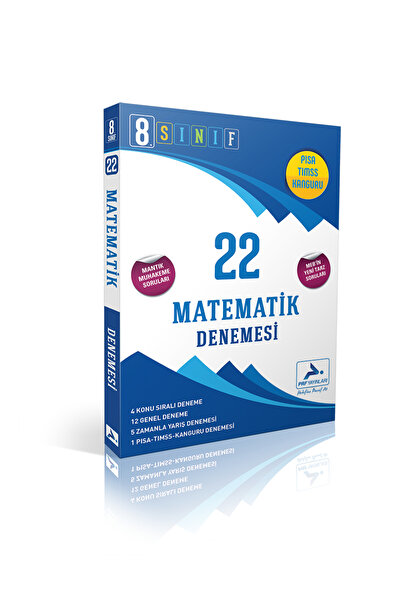 paraf yayınları Paraf 8. Sınıf Matematik 22'Li Branş Deneme