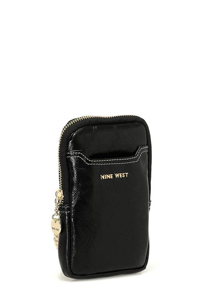 Nine West HENDRIXPHO 4PR Schwarze Damen-Handytasche