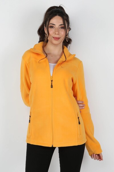 BALİNS Kadın Kol Fermuarlı Sweatshirt Sarı