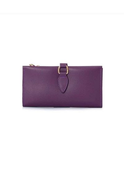 şeffafavm Orange Leather Wallet
