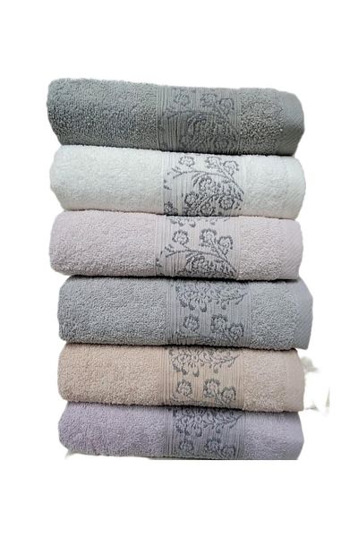Şıkel Cotton 6 Pack Hand-face Towel 50*90 Melissa