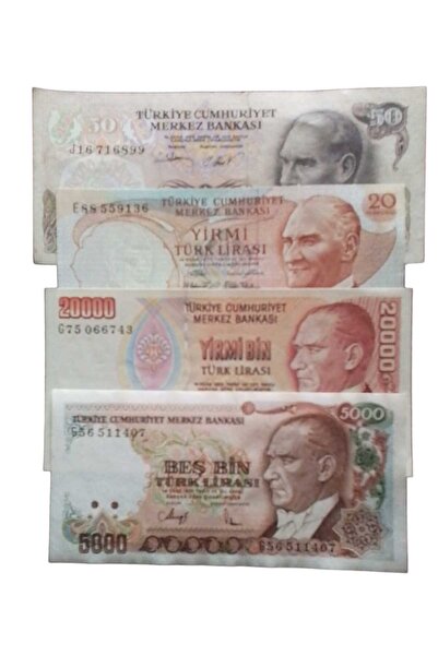 Yediotuz 6. 7. Emisyon Koleksiyon Kağıt Para Koleksiyon Başlangıç Setleri Ant...