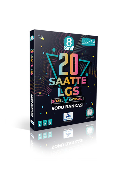 paraf yayınları Paraf 8.sınıf 20 Saatte Lgs Soru Bank-1.dönem Konuları