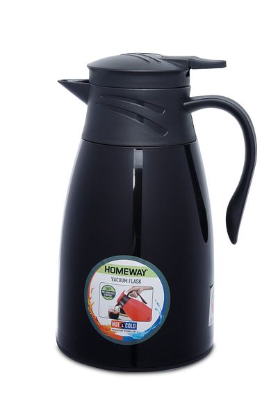 CLIKON Homeway Plastic Body Vacuum Flask 1L – Keep Drinks Hot or Cold for Longer