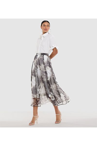 BCBG OPEN WORK DETAIL SHORT Skirt