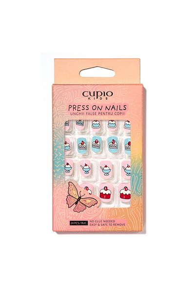 Cupio Cupio Kids false nail set - Baby Cake