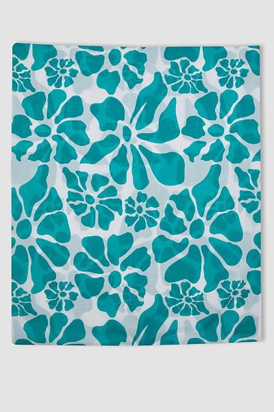 DeFacto Langer Pareo für Damen mit Blumenmuster - C6073AX24SM