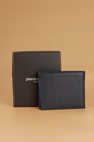 Pierre Cardin Male Wallet 2368 Genuine Leather with Card Holder Float and Navy Blue Color