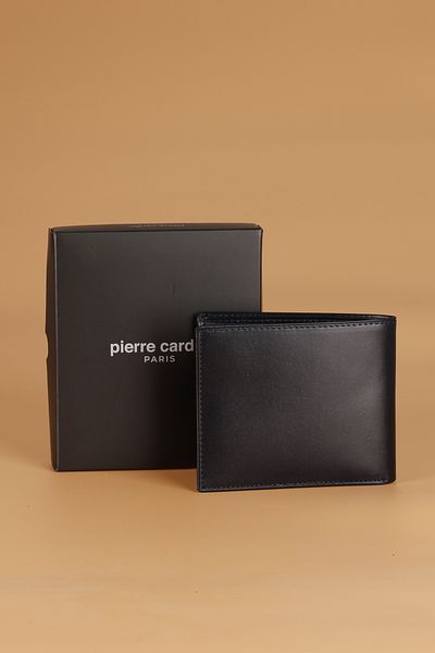Pierre Cardin 2368 Men's Wallet - Genuine Leather & Navy Blue Analine Card Holder