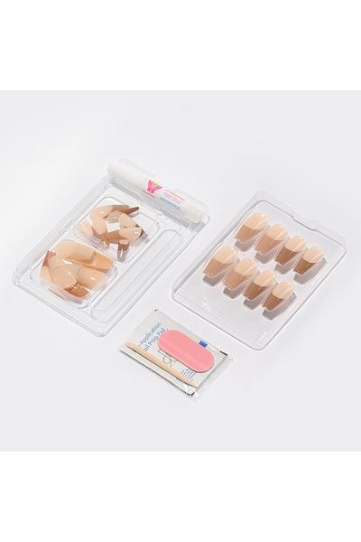 Cupio Cupio Diva false nail set - Nude French