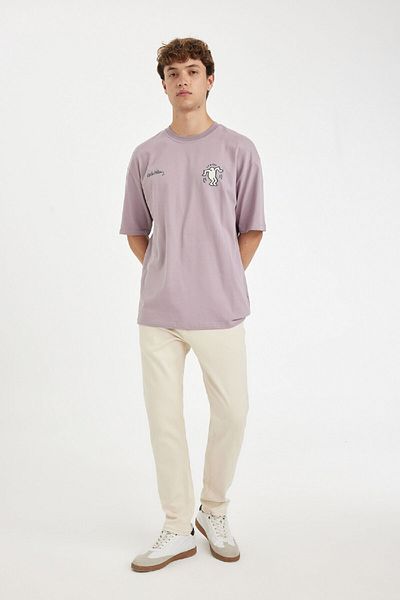 DeFacto Bavlněné tričko Keith Haring Boxy Fit Crew s krátkým rukávem 3149006