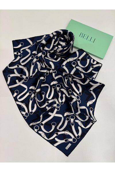 Belli Tivil Silk Scarf E25Ya4125D01-09