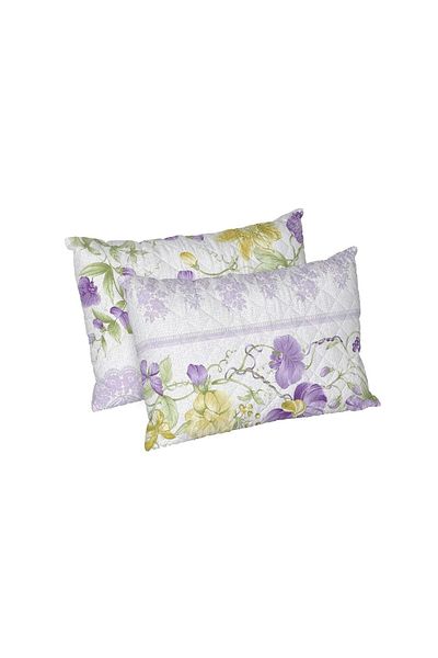 ALCAM Set Of 2 Wild Pillows, Quilted Microfiber, 50x70 Cm