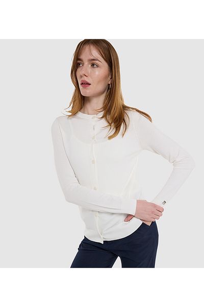 BCBG BASIC FRONT OPEN FLAT KNIT CARDIGAN