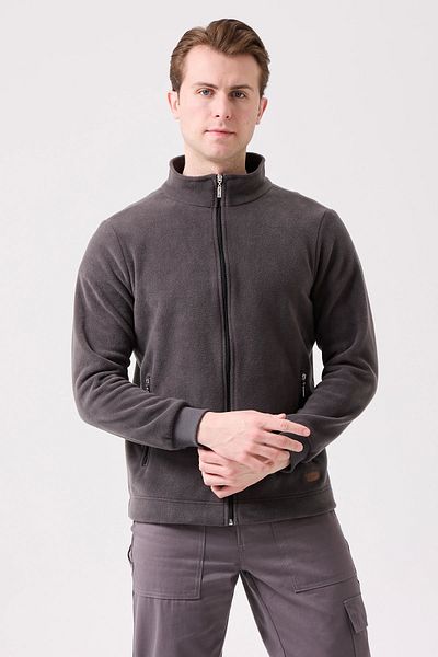 Kardelen İş Elbiseleri Galanthus Fleece Coat Men's Zip-Up Warm Comfortable and Durable Winter Fleece