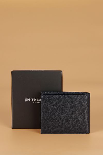 Pierre Cardin Men's Wallet - 2243 Genuine Leather Card Holder Floater and Navy Blue